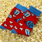Unisex Food Themed Crew Socks 5 Pairs Size 3-9 UK